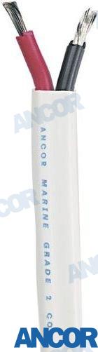 Câble duplex 250 pi 16/2 AWG (2 x 1 mm²) blanc | OEM 121725 | Câble |