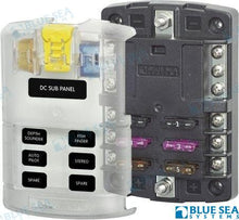 Bloc de fusibles ATO 6 circuits avec terre | OEM 5025 | Fusibles |