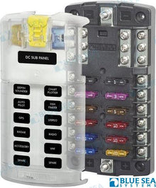Bloc de fusibles ATO 12 circuits avec terre | OEM 5026 | Fusibles |