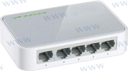 Commutateur de bureau 5 ports 10/100 Mbit/s | OEM 001 | Antennes | GLOMEX