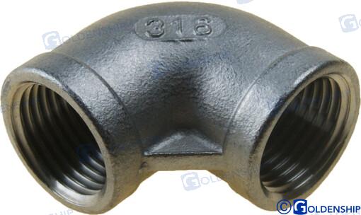 90º ELBOW BANDED AISI 316 1/2 | OEM 30541 | ELBOW | GOLDENSHIP