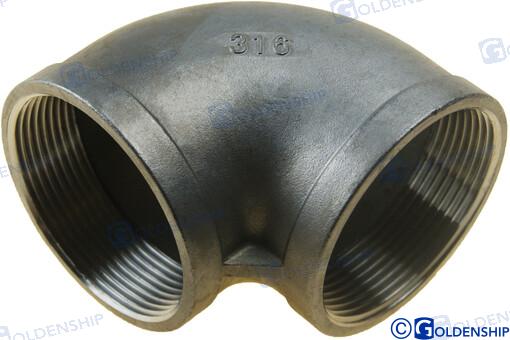 90º ELBOW BANDED AISI 316 2" | OEM 30546 | ELBOW | GOLDENSHIP