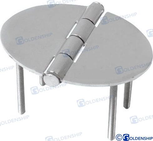 BISAGRA INOXIDABLE DE 4 TORNILLOS 51X35 | OEM 72161 | TORNILLOS | GOLDENSHIP