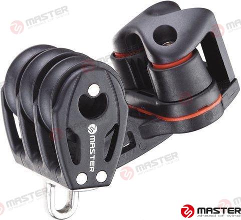 29MM Triple Block/Angle Fairlead Cleat | MVBB0212FE | RECAMBIOS Marine Parts & Accessories