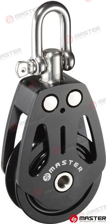 90MM ALUMINUM SINGLE BLOCK/ SWIVEL SHACK | OEM 9001F | SHACKLE BLOCK | MASTER