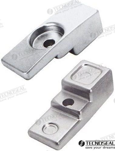 Plaque de protection Suzuki J&E 60/140 CV (2002-2006) en aluminium | OEM 00937AL | Anodes | Tecnoseal
