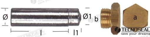 PENCIL FOR LOMBARDINI | OEM 02353T | ANODES | TECNOSEAL