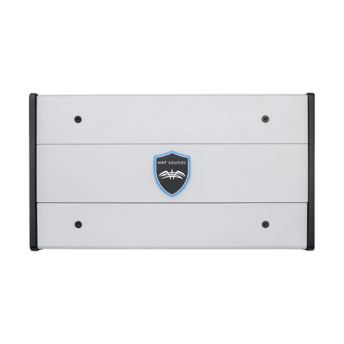 Image of a marine amplifier on a white background.