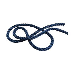 A coil of rope sat beside a coil of anchor chain.