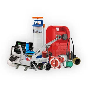 Image of various marine and boating parts bundled together on a white background.