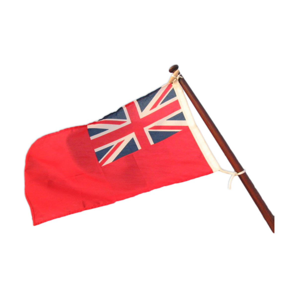English boating courtesy flag blowing in the wind