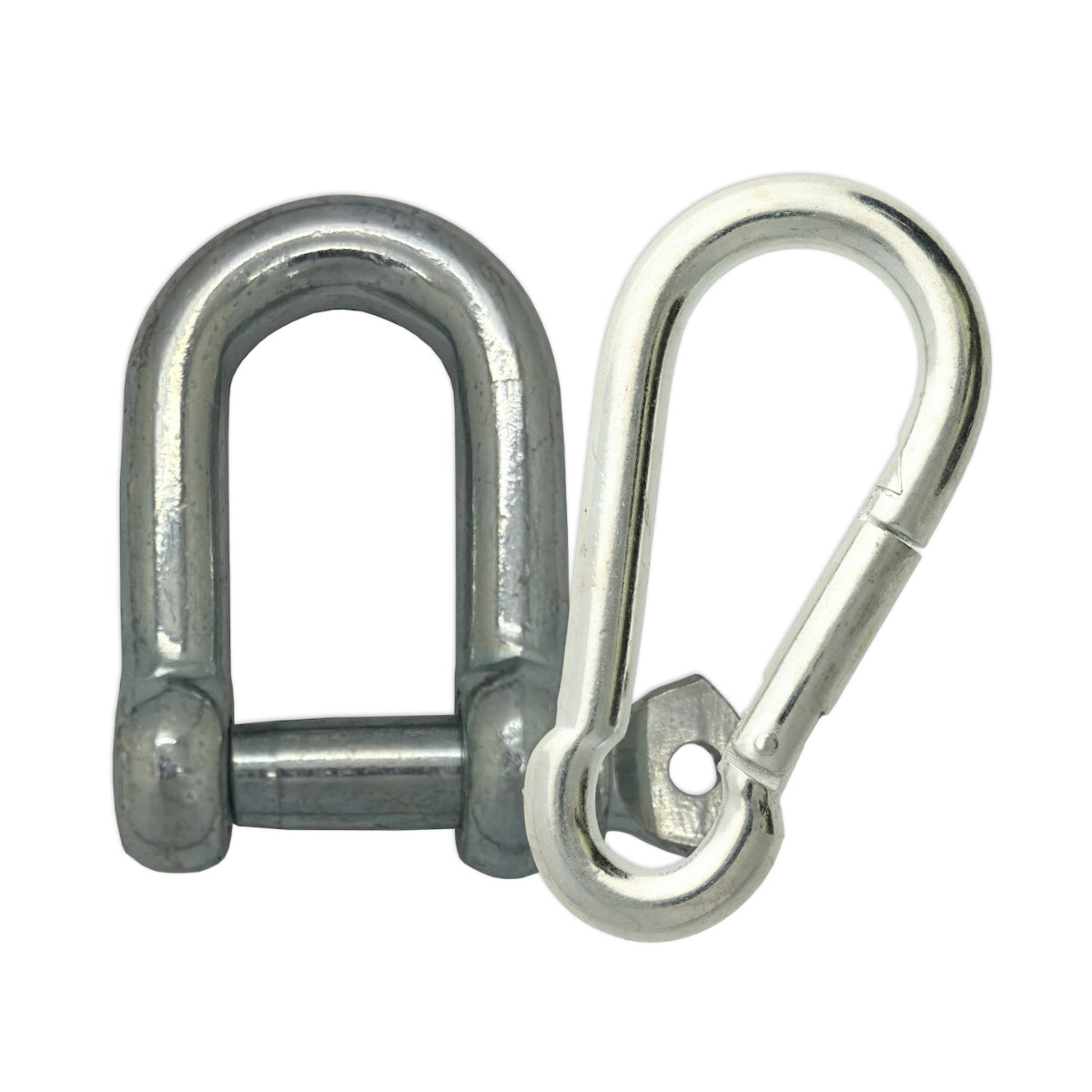 D-Shackle and Carabiner