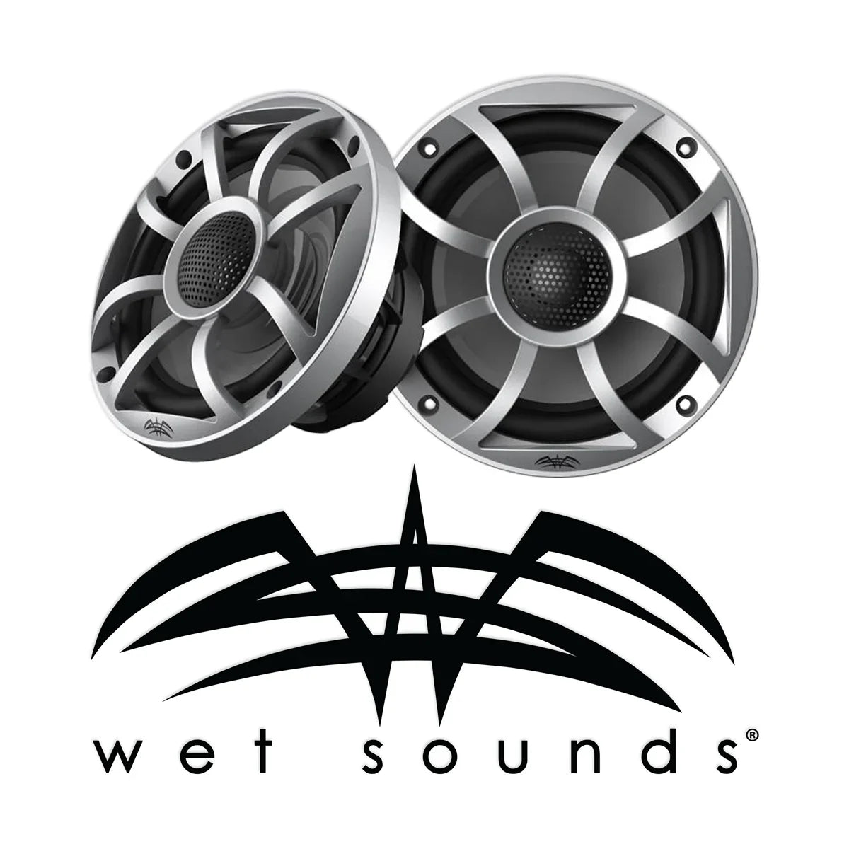 image illustration of two speakers and the Wetsounds logo