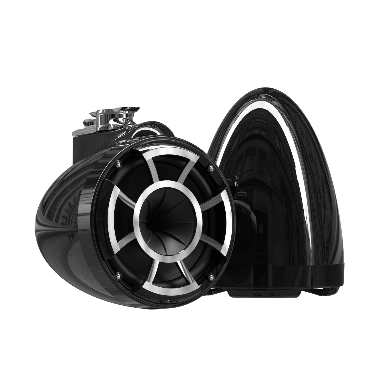 REV8™ Black V2 | Wet Sounds Revolution Series 8" Black Tower Speakers - TMP Global