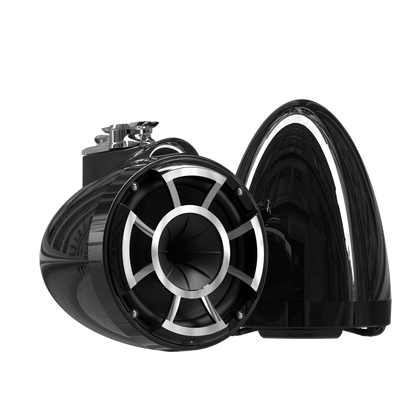 REV8™ Black V2 | Wet Sounds Revolution Series 8" Black Tower Speakers - TMP Global