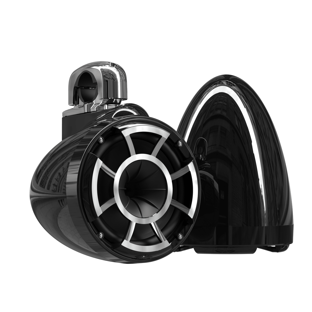 REV8™ Black V2 | Wet Sounds Revolution Series 8" Black Tower Speakers - TMP Global