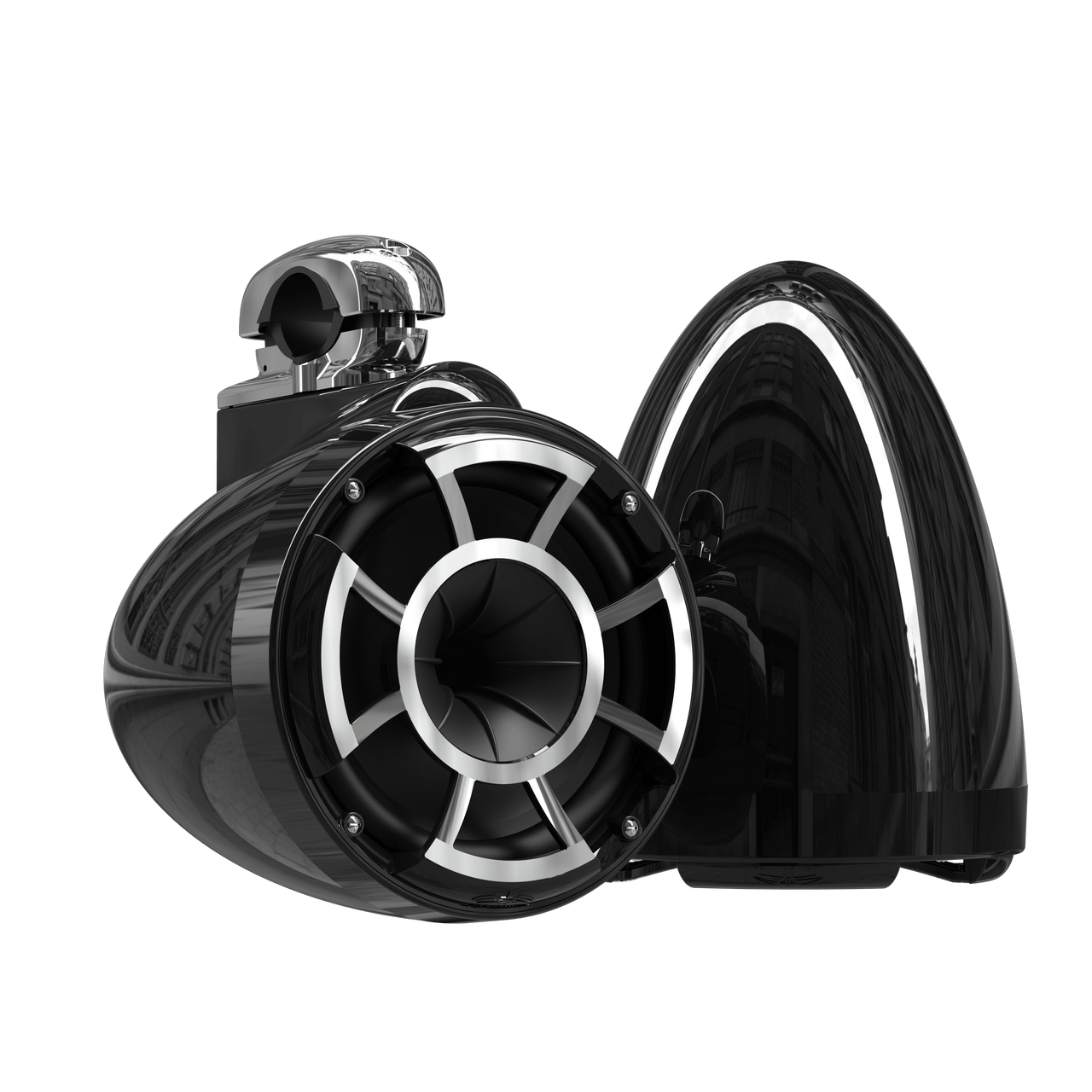REV8™ Black V2 | Wet Sounds Revolution Series 8" Black Tower Speakers - TMP Global