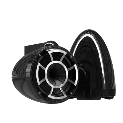 REV8™ Black V2 | Wet Sounds Revolution Series 8" Black Tower Speakers - TMP Global