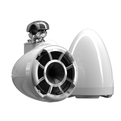 REV8™ White V2 | Wet Sounds Revolution Series 8" White Tower Speakers - TMP Global