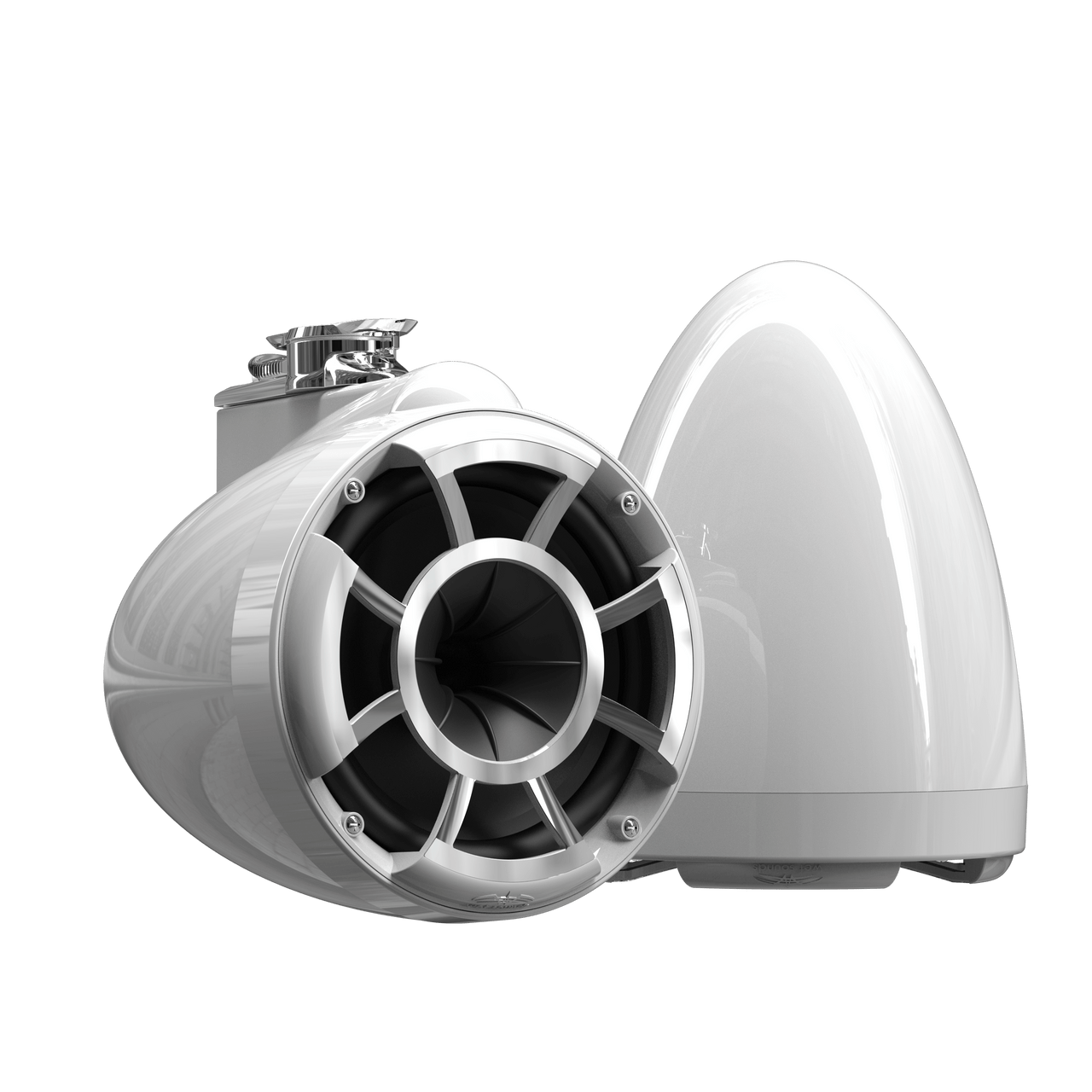 REV8™ White V2 | Wet Sounds Revolution Series 8" White Tower Speakers - TMP Global
