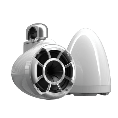 REV8™ White V2 | Wet Sounds Revolution Series 8" White Tower Speakers - TMP Global
