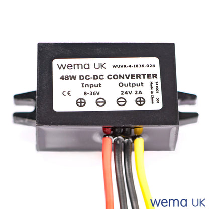 12v to 24v DC Voltage Regulator | Wema UK | SKU WUVR-4-I836-O24 - Wema UK marine part