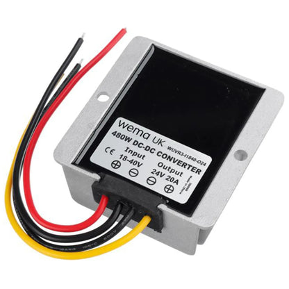 24v DC Voltage Regulator | Wema UK | SKU WUVR3-I1840-O24 - 24v, 20A - Wema UK marine part