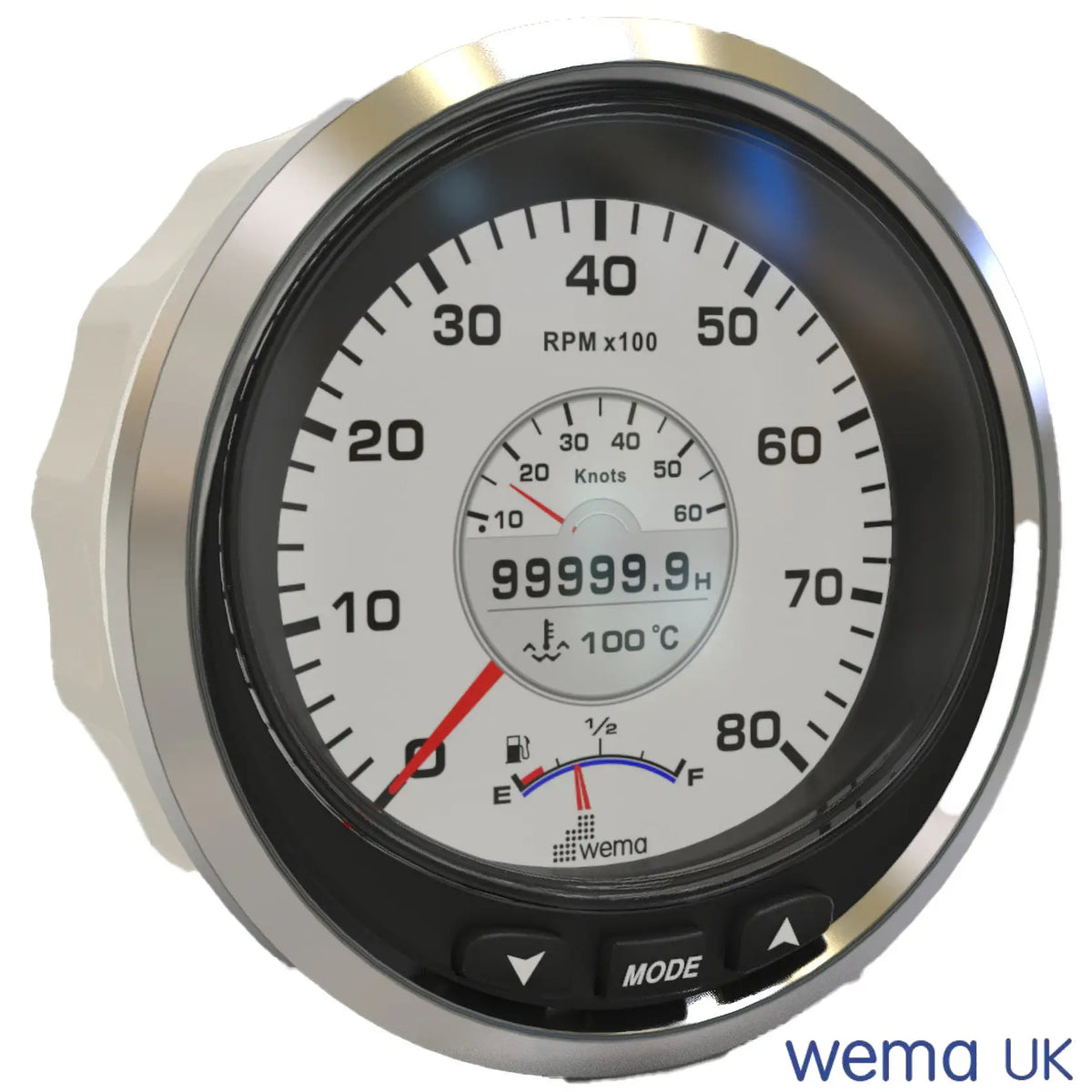 3" Colour LCD Multi-Function Gauge | Wema UK | SKU 220027 - Wema UK marine part