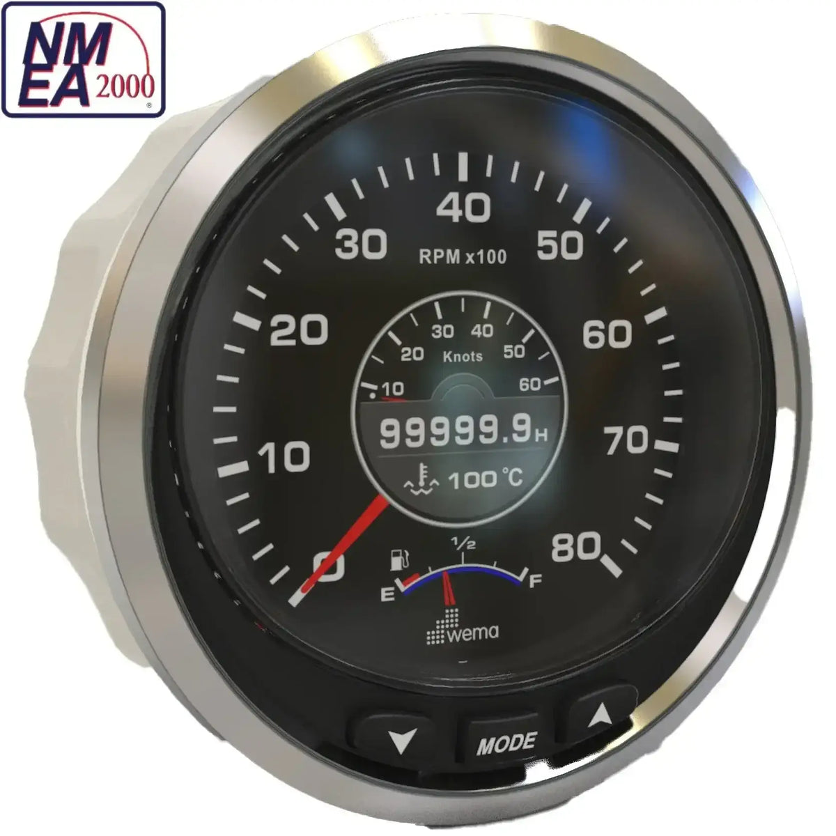 3" Colour LCD Multi-Function Gauge | Wema UK | SKU 220027 - Wema UK marine part