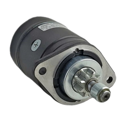 Image of a starter motor on a white background.
