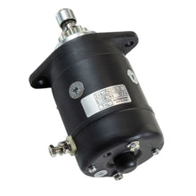 Image of a starter motor on a white background.