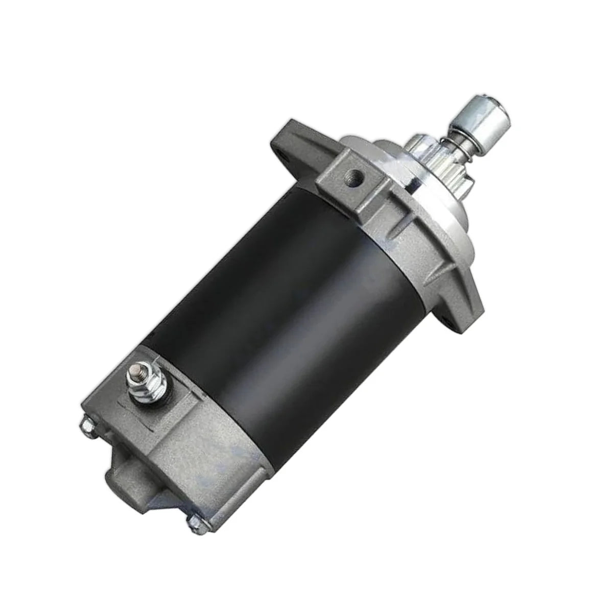 Image of a starter motor on a white background.