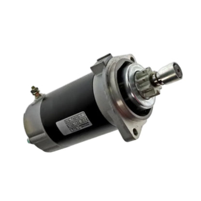 Image of a starter motor on a white background.
