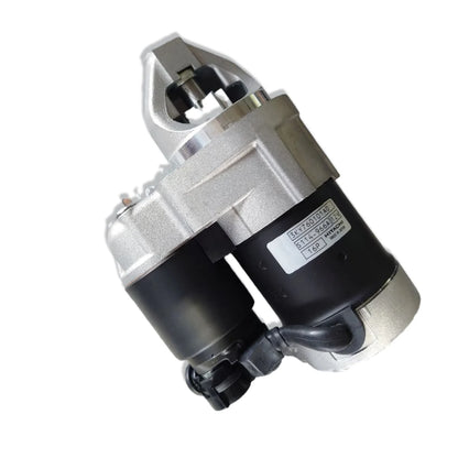 Image of a starter motor on a white background.