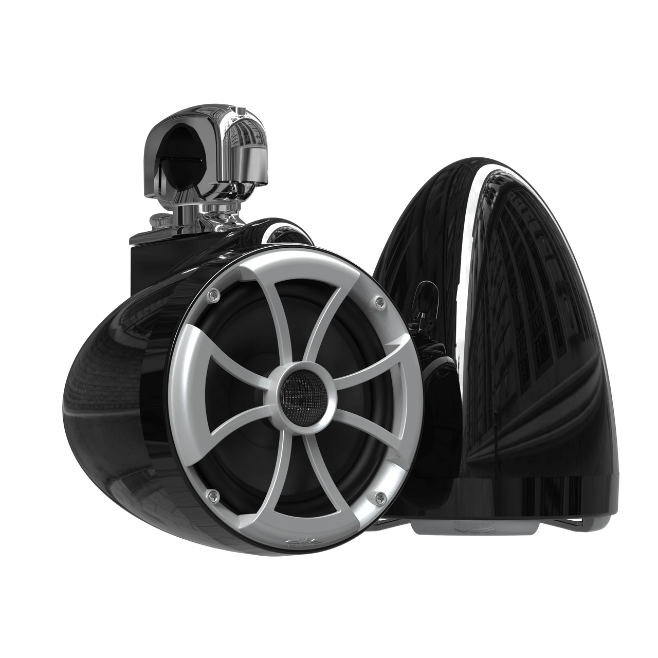 ICON8™ Black V2 | Wet Sounds ICON Series 8" Black Tower Speakers - TMP Global