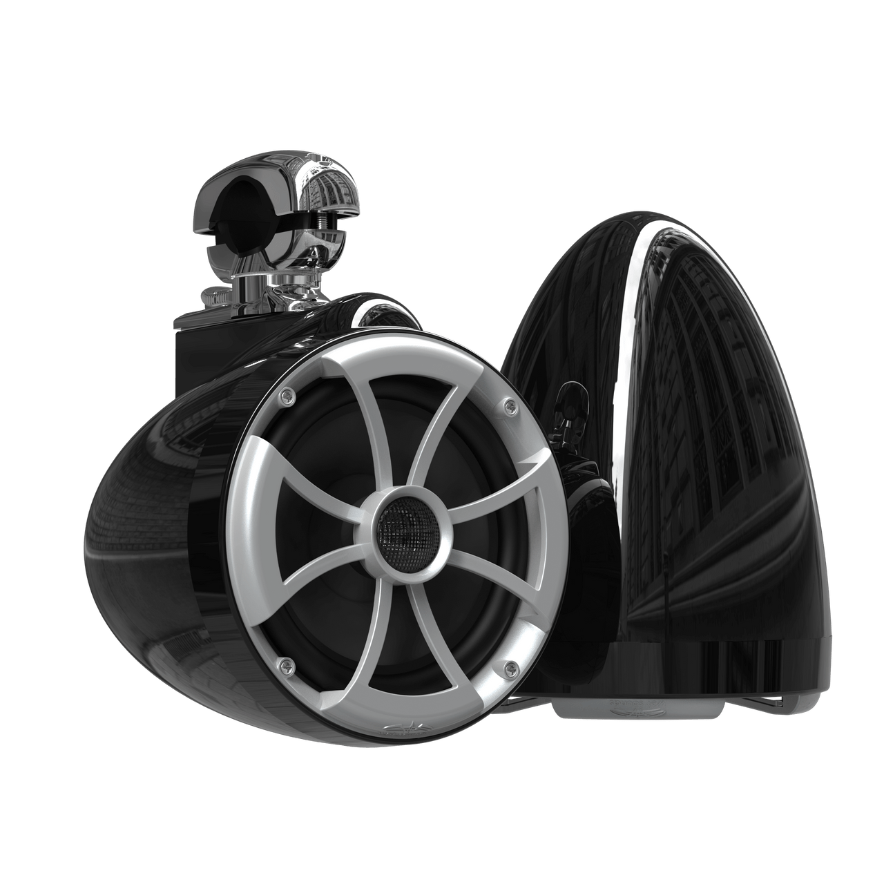 ICON8™ Black V2 | Wet Sounds ICON Series 8" Black Tower Speakers - TMP Global