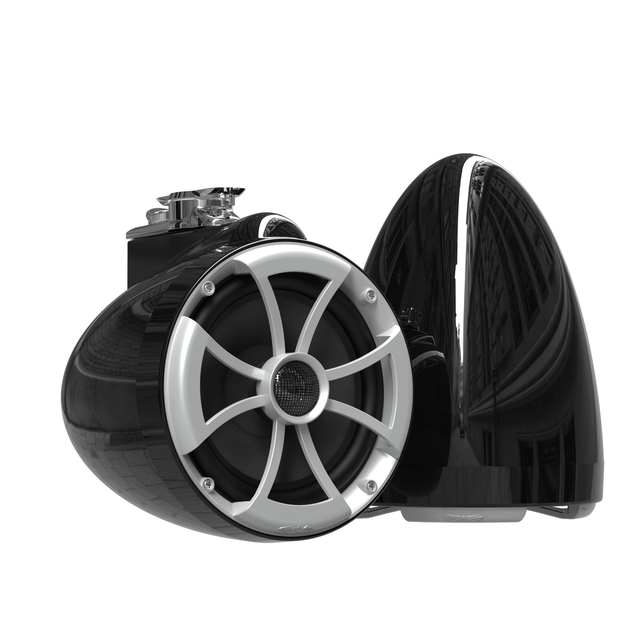 ICON8™ Black V2 | Wet Sounds ICON Series 8" Black Tower Speakers - TMP Global