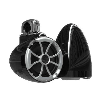 ICON8™ Black V2 | Wet Sounds ICON Series 8" Black Tower Speakers - TMP Global