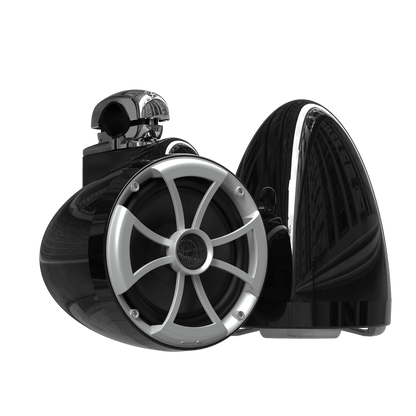 ICON8™ Black V2 | Wet Sounds ICON Series 8" Black Tower Speakers - TMP Global