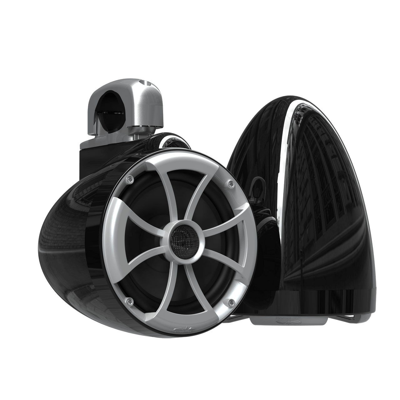 ICON8™ Black V2 | Wet Sounds ICON Series 8" Black Tower Speakers - TMP Global