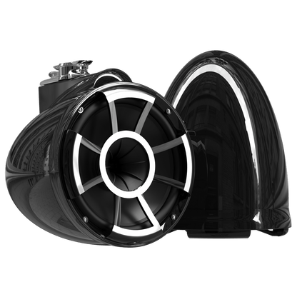 REV10™ Black V2 | Wet Sounds Revolution Series 10" Black Tower Speakers - TMP Global