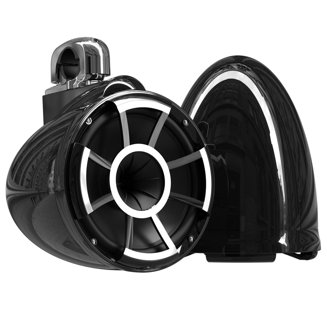 REV10™ Black V2 | Wet Sounds Revolution Series 10" Black Tower Speakers - TMP Global