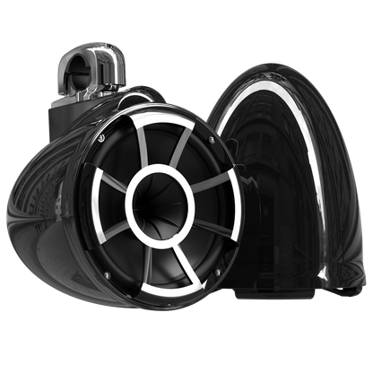 REV10™ Black V2 | Wet Sounds Revolution Series 10" Black Tower Speakers - TMP Global