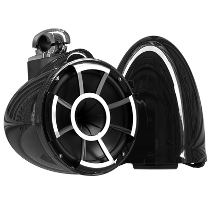 REV10™ Black V2 | Wet Sounds Revolution Series 10" Black Tower Speakers - TMP Global