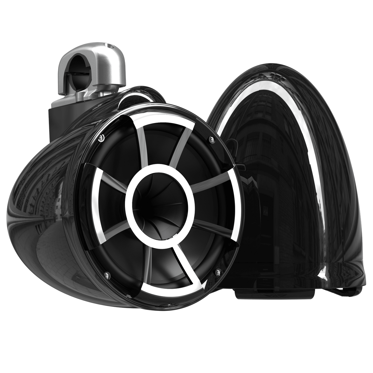 REV10™ Black V2 | Wet Sounds Revolution Series 10" Black Tower Speakers - TMP Global