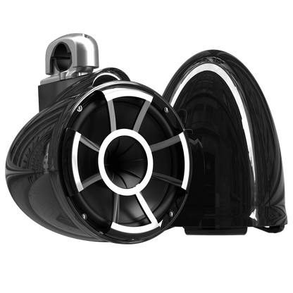 REV10™ Black V2 | Wet Sounds Revolution Series 10" Black Tower Speakers - TMP Global