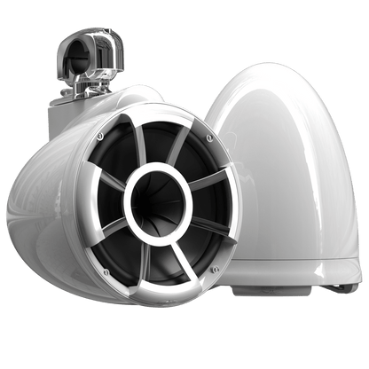 REV10™ White V2 | Wet Sounds Revolution Series 10" White Tower Speakers - TMP Global