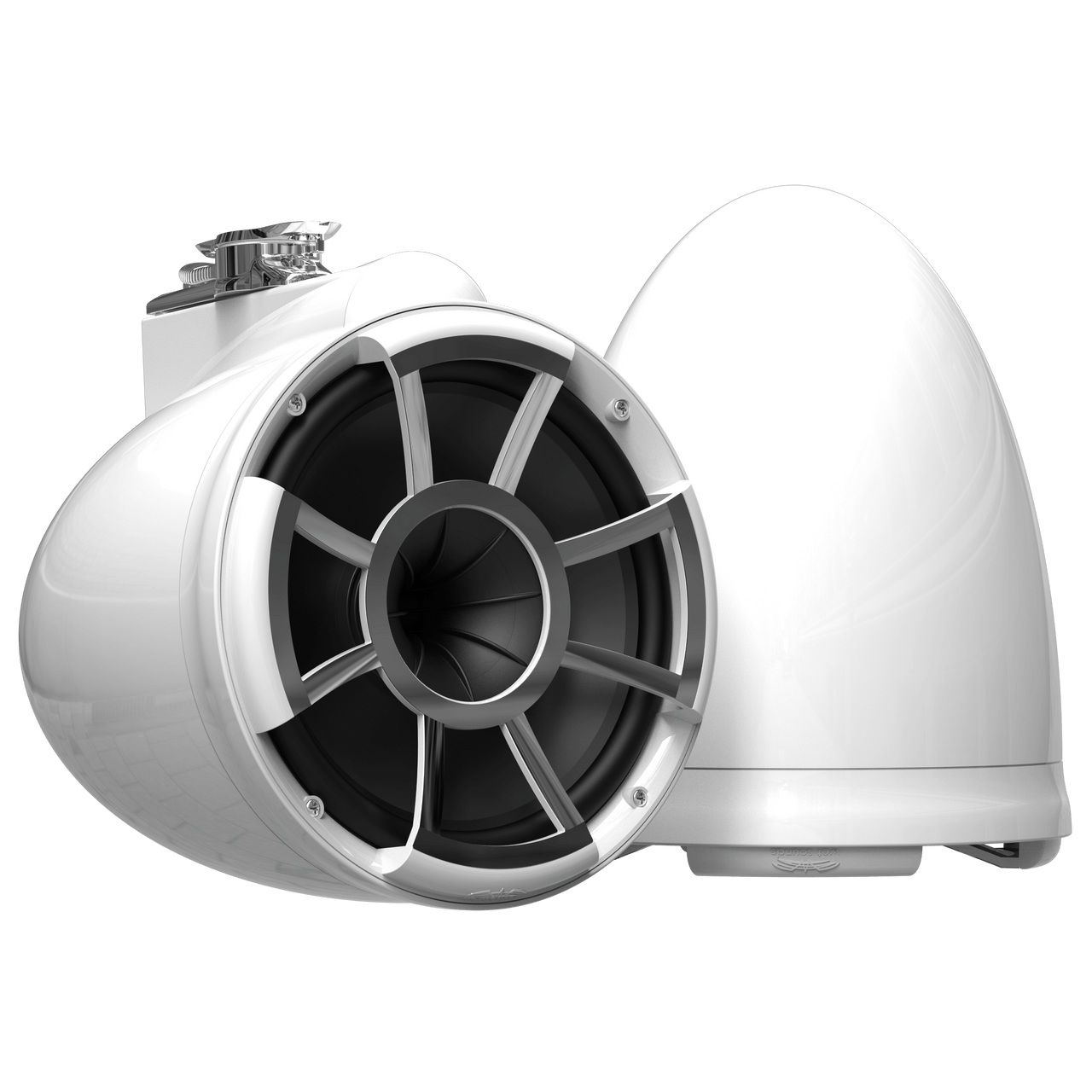 REV10™ White V2 | Wet Sounds Revolution Series 10" White Tower Speakers - TMP Global