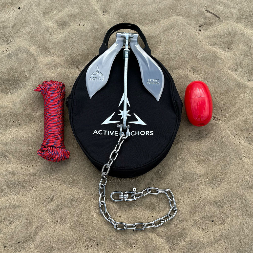 ACTIVE DF200 - Anchor for Kayaks, Jet Skis or Tenders up to 3.5 Metres (12') in length