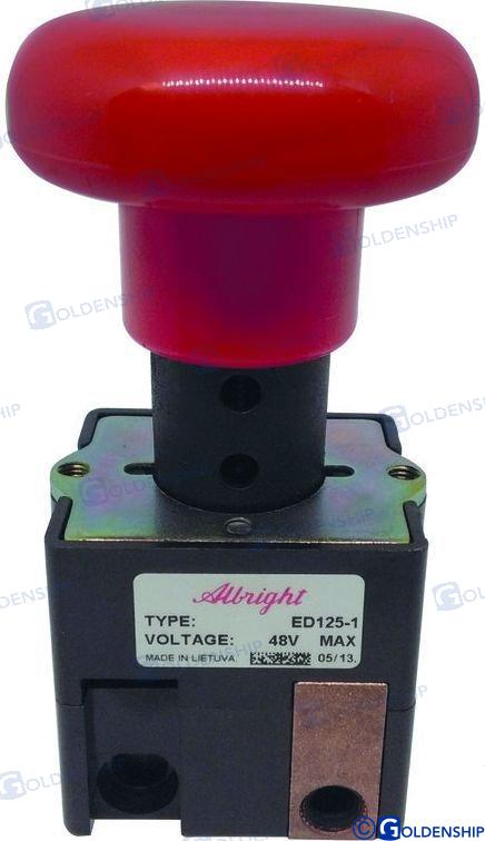 DESCONEXIÓN DE EMERGENCIA 12V 150A | OEM 125-1 | BATERÍA |